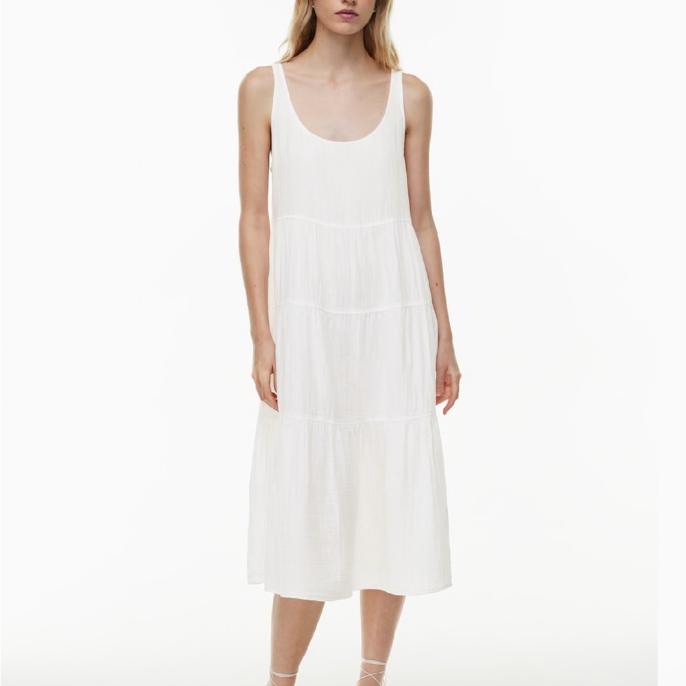 Wilfred Firefly White Midi Dress